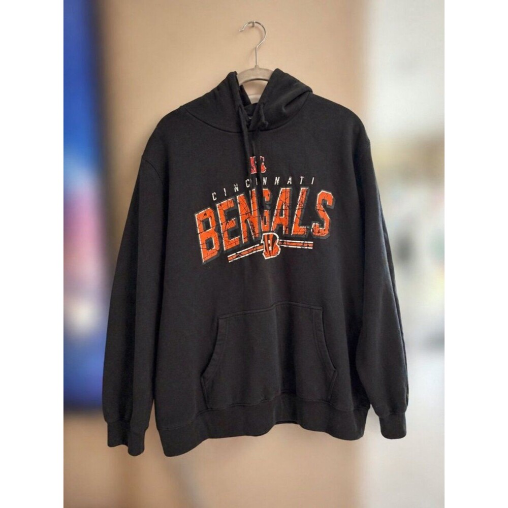 #135 - NFL Cincinnati Bengals Women’s Hoodie XL Black Pullover